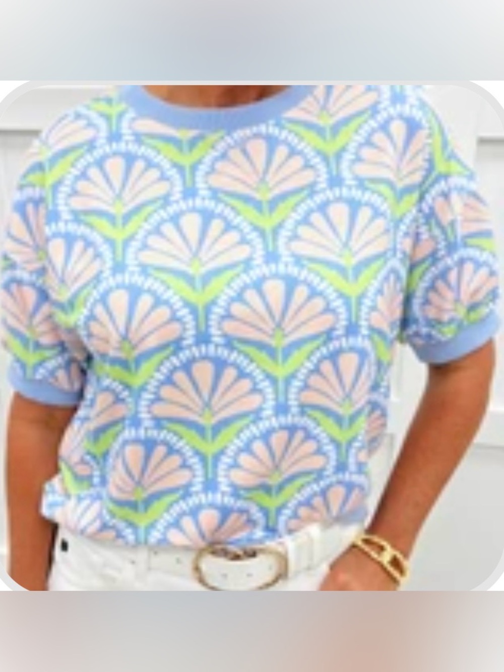 NWT Women’s Floral Print Short Sleeve